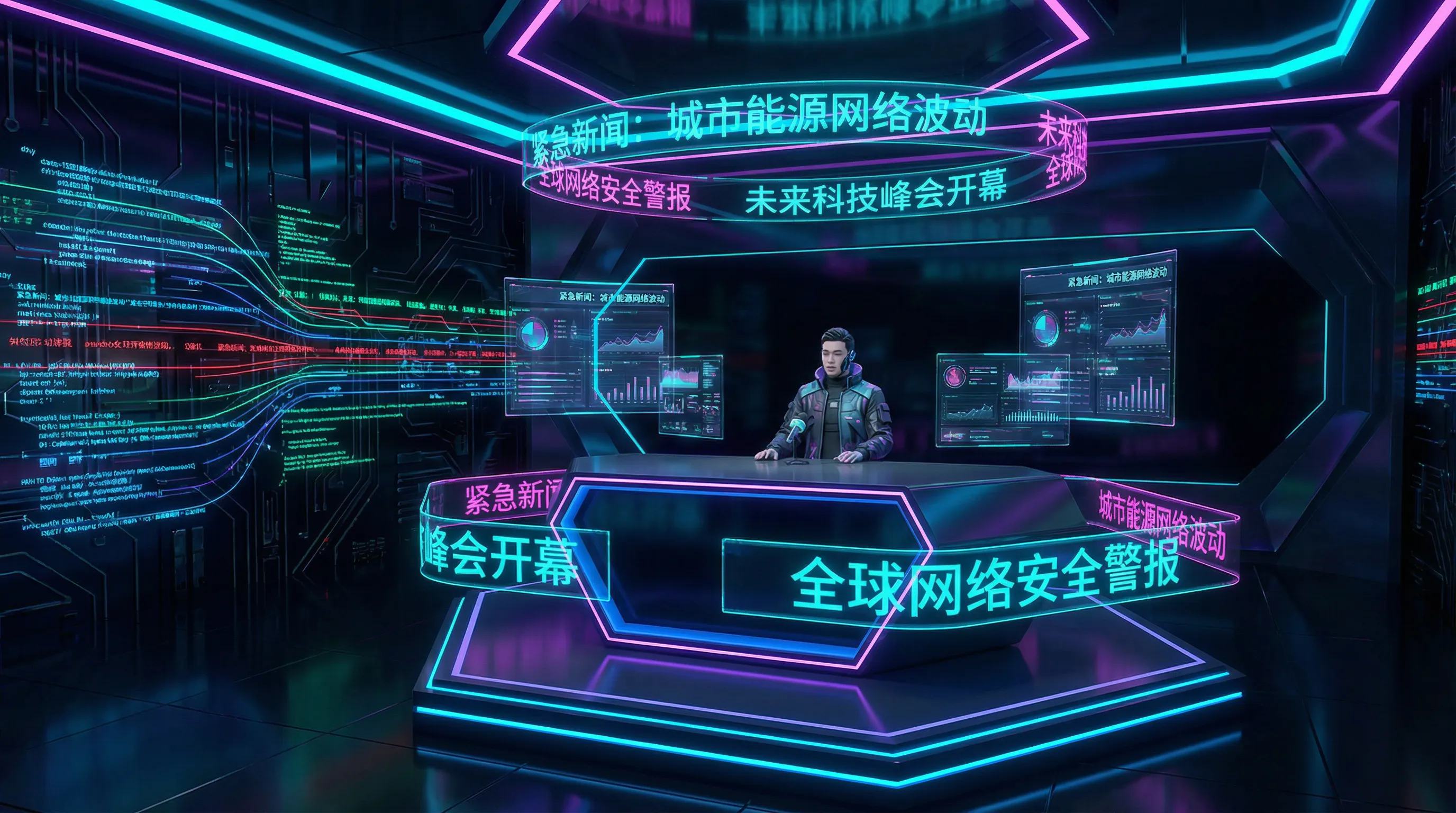 澳门新葡京赛博朋克新闻直播间
