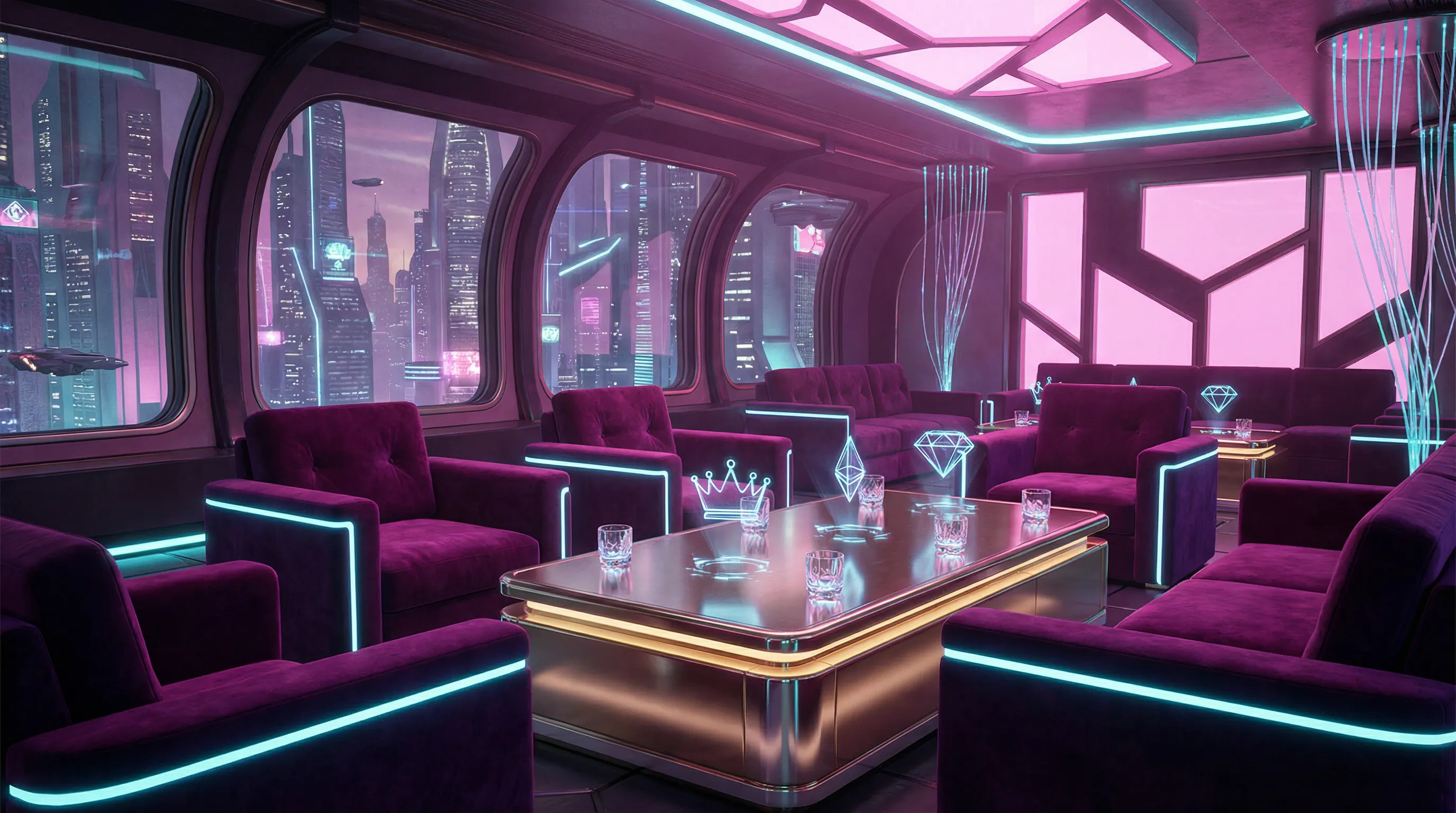 澳门新葡京赛博朋克VIP贵宾厅